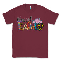 Burgundy Blessed Teacher Classic Tee - Bettercallsaul