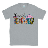 Heather Grey Blessed Teacher Classic Tee - Bettercallsaul