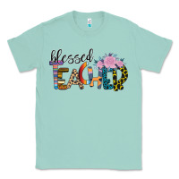 Seafoam Blessed Teacher Classic Tee - Bettercallsaul