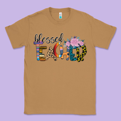 Blessed Teacher Classic Tee Designed By Bettercallsaul
