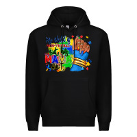 Black my child is non verbal but his mama aint afro Premium Hoodie - RanaPortraitStore