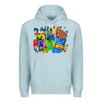 Blue Mist my child is non verbal but his mama aint afro Premium Hoodie - RanaPortraitStore
