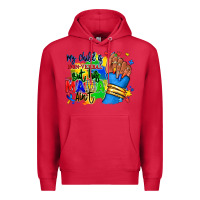 Cardinal my child is non verbal but his mama aint afro Premium Hoodie - RanaPortraitStore