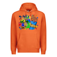 Carrot my child is non verbal but his mama aint afro Premium Hoodie - RanaPortraitStore