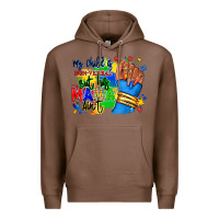 Chestnut my child is non verbal but his mama aint afro Premium Hoodie - RanaPortraitStore