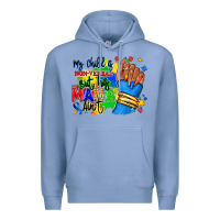 Colony Blue my child is non verbal but his mama aint afro Premium Hoodie - RanaPortraitStore