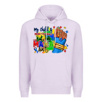 Lilac my child is non verbal but his mama aint afro Premium Hoodie - RanaPortraitStore