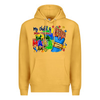 Mustard my child is non verbal but his mama aint afro Premium Hoodie - RanaPortraitStore