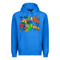 True Royal my child is non verbal but his mama aint afro Premium Hoodie - RanaPortraitStore