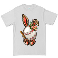 Dove Grey Baseball Easter Bunny Premium Tee - BundleAndBundleShop