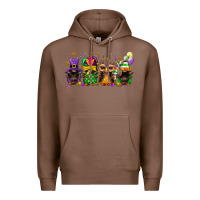 Chestnut mardi gras afro gnomies Premium Hoodie - FaDigitalArtStudio