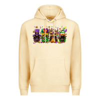 Pina Colada mardi gras afro gnomies Premium Hoodie - FaDigitalArtStudio
