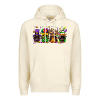 Sandshell mardi gras afro gnomies Premium Hoodie - FaDigitalArtStudio