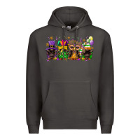 Smoke mardi gras afro gnomies Premium Hoodie - FaDigitalArtStudio