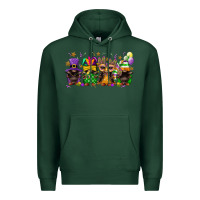 Sports Green mardi gras afro gnomies Premium Hoodie - FaDigitalArtStudio