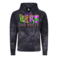 Cloud Black Boo Heifer Coffee Cups with Halloween Vintage Hoodie - texasbilliewilder