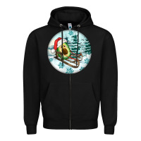 Black Slide Avocado Zipper Hoodie - FaDigitalArtStudio