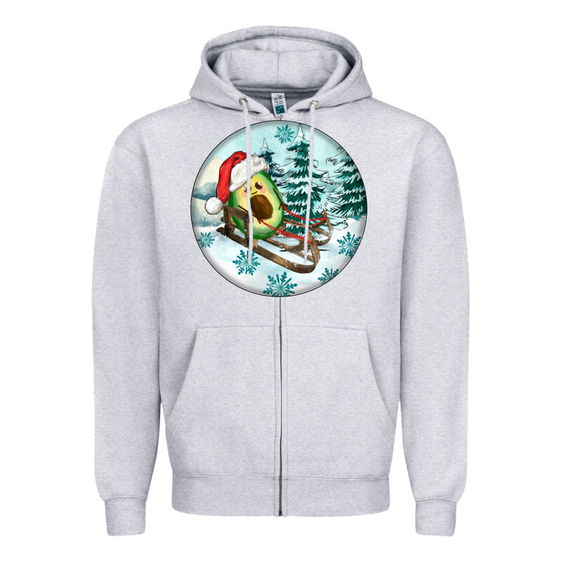 Slide Avocado Zipper Hoodie by FaDigitalArtStudio | Teevron