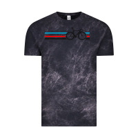 Cloud Black bike stripes Vintage Tee - artisFamous