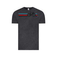 Vintage Black bike stripes Vintage Tee - artisFamous