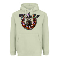 Matcha halloween donkey Heavyweight Hoodie - SublimationCraftShop