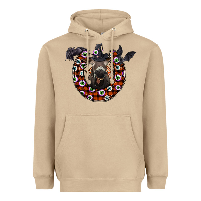 Halloween Donkey Heavyweight Hoodie by SublimationCraftShop | Teevron
