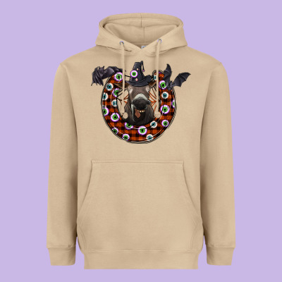 Halloween Donkey Heavyweight Hoodie Designed By Sublimationcraftshop