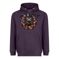 Plum halloween donkey Heavyweight Hoodie - SublimationCraftShop