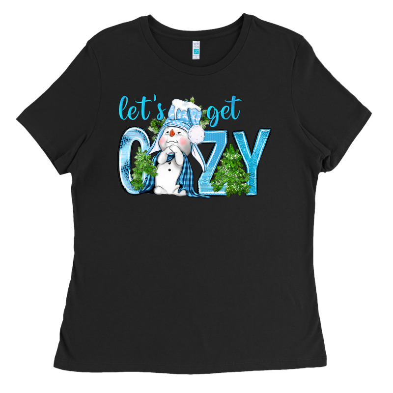 Let's Get Cozy Ladies Tee by BundleAndBundleShop | Teevron