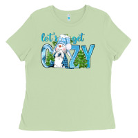 Matcha Let's Get Cozy Ladies Tee - BundleAndBundleShop