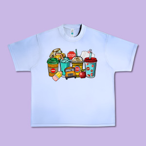 School Bus Driver Coffee Cups Urban Heavy Tee Designed By Nancycooperartshop