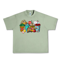 Oil Green school bus driver coffee cups Urban Heavy Tee - NancyCooperArtShop