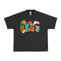 Pigment Black school bus driver coffee cups Urban Heavy Tee - NancyCooperArtShop