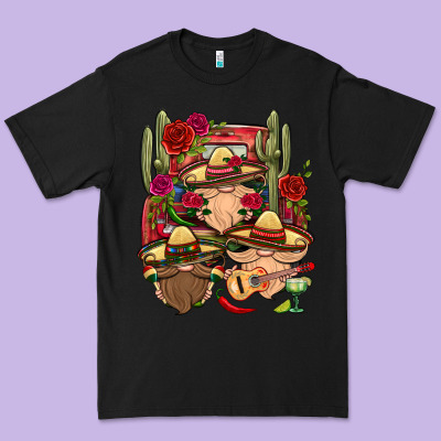 Mexican Gnomies Truck Premium Tee Designed By Bundleandbundleshop