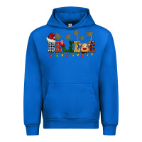 Cobalt christmas believe Urban Hoodie - BarkalooDesign