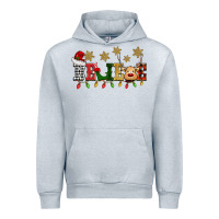 Heather Grey christmas believe Urban Hoodie - BarkalooDesign
