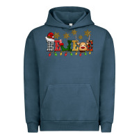 Pigment Midnight Navy christmas believe Urban Hoodie - BarkalooDesign