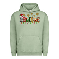 Pigment Oil Green christmas believe Urban Hoodie - BarkalooDesign