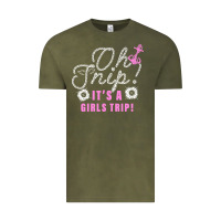 Vintage Olive oh snip it's a girls trip for dark Vintage Tee - artisFamous