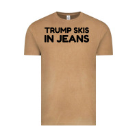 Vintage Camel trump skis in jeans Vintage Tee - artisFamous