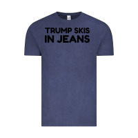 Vintage Denim trump skis in jeans Vintage Tee - artisFamous