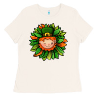 St. Patricks Sunflower With Dwarf Ladies Tee | Teevron