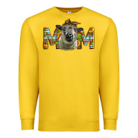 Lemon hampshire sheep mom Mother's Day Premium Sweatshirt - LillyAllenDesigns