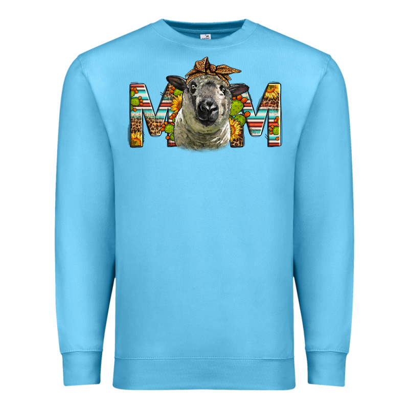 Hampshire Sheep Mom Mother's Day Premium Sweatshirt by LillyAllenDesigns | Teevron
