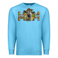 Ocean Blue hampshire sheep mom Mother's Day Premium Sweatshirt - LillyAllenDesigns