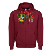 Burgundy Christmas baking crew Zipper Hoodie - FaDigitalArtStudio