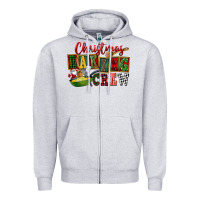 Heather Grey Christmas baking crew Zipper Hoodie - FaDigitalArtStudio