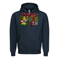 Navy Christmas baking crew Zipper Hoodie - FaDigitalArtStudio