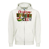 Oatmeal Heather Christmas baking crew Zipper Hoodie - FaDigitalArtStudio