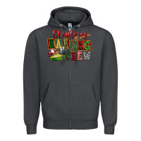 Smoke Christmas baking crew Zipper Hoodie - FaDigitalArtStudio